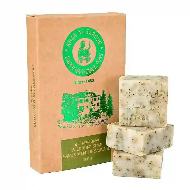 صابون الأعشاب - النعناع البري - 300غ - Pack Of 6