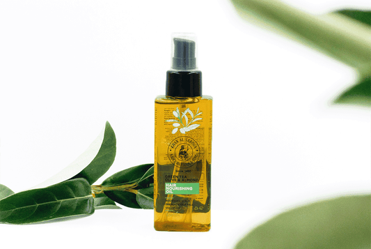 زيت غذاء الشعر - شاي أخضر وزيت اللوز - 100 مل image 0