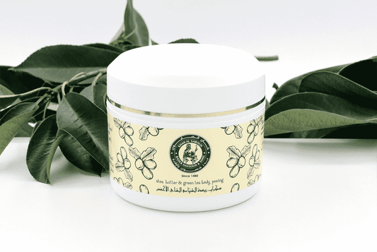 مقشر - زبدة شيا مع شاي أخضر - 150غ image 0